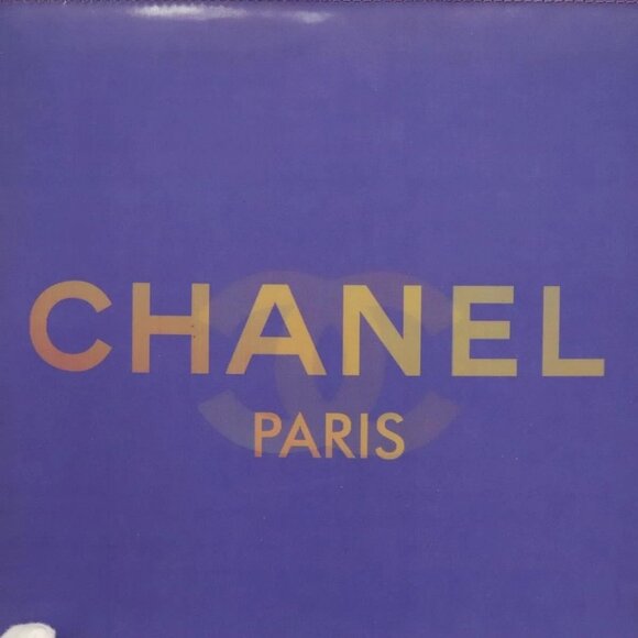 CHANEL Hologram Chain Shoulder Bag Vinyl Purple CC Auth 128454V - Picture 10 of 16